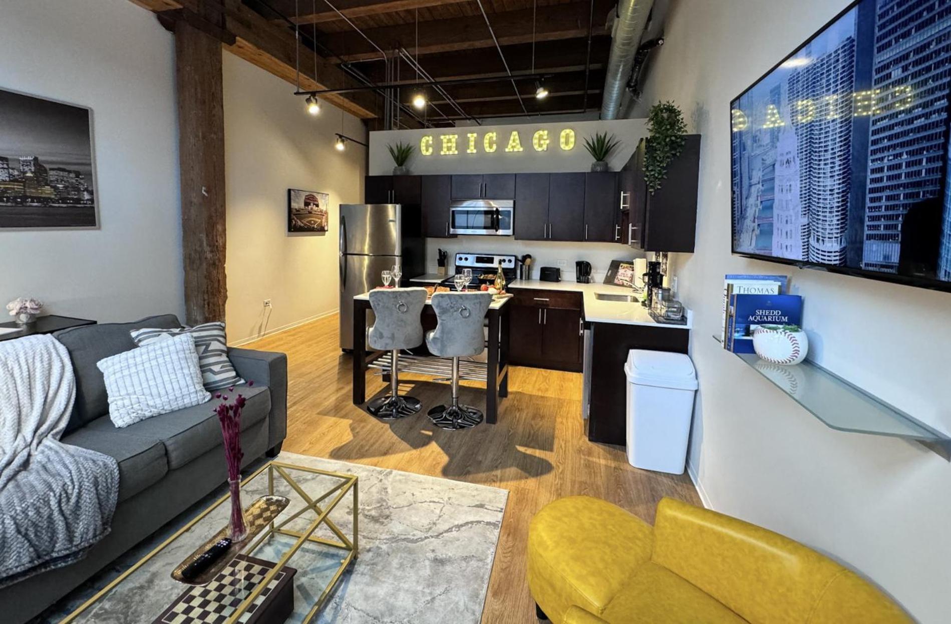 Luxery Stay Chicago - Themed Units! Close To Downtown, Mccormick Place & Wintrust Arena 外观 照片